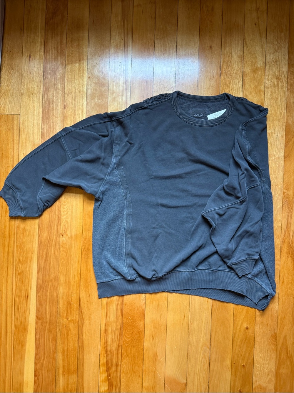 aerie dark grey Crewneck Sweatshirt